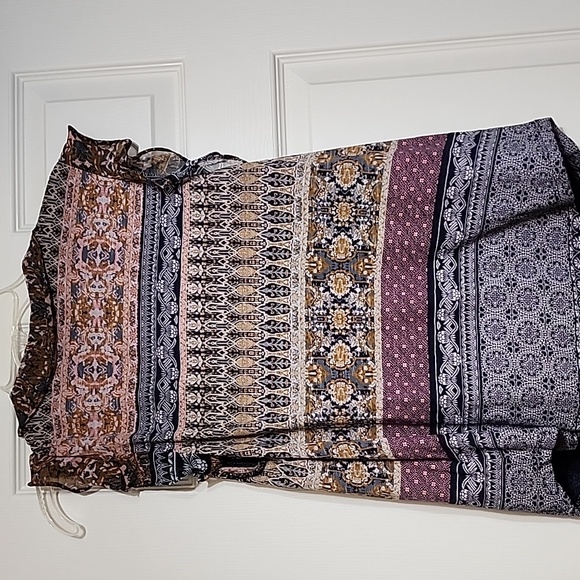 Lucky Brand Bohemian Patterned Sleeveless Top - Picture 3 of 3